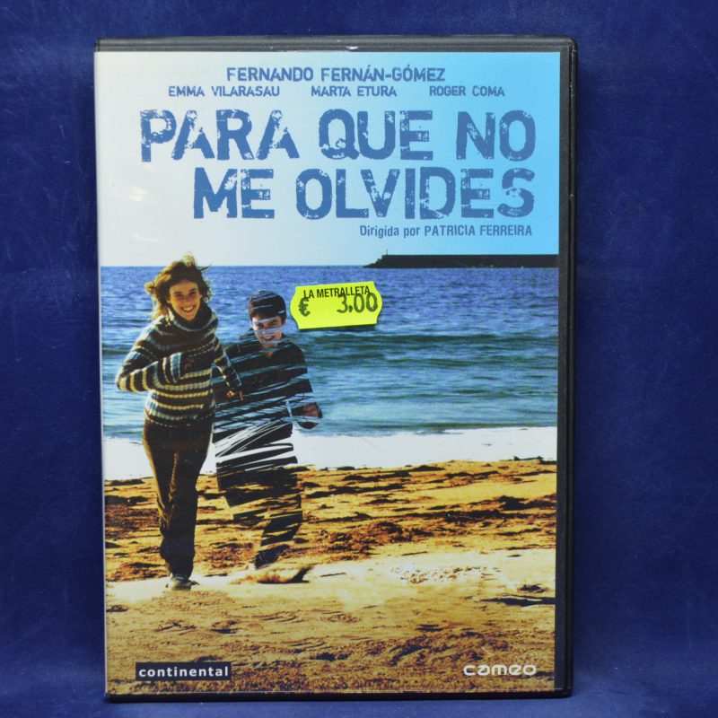 PARA QUE NO ME OLVIDES - DVD