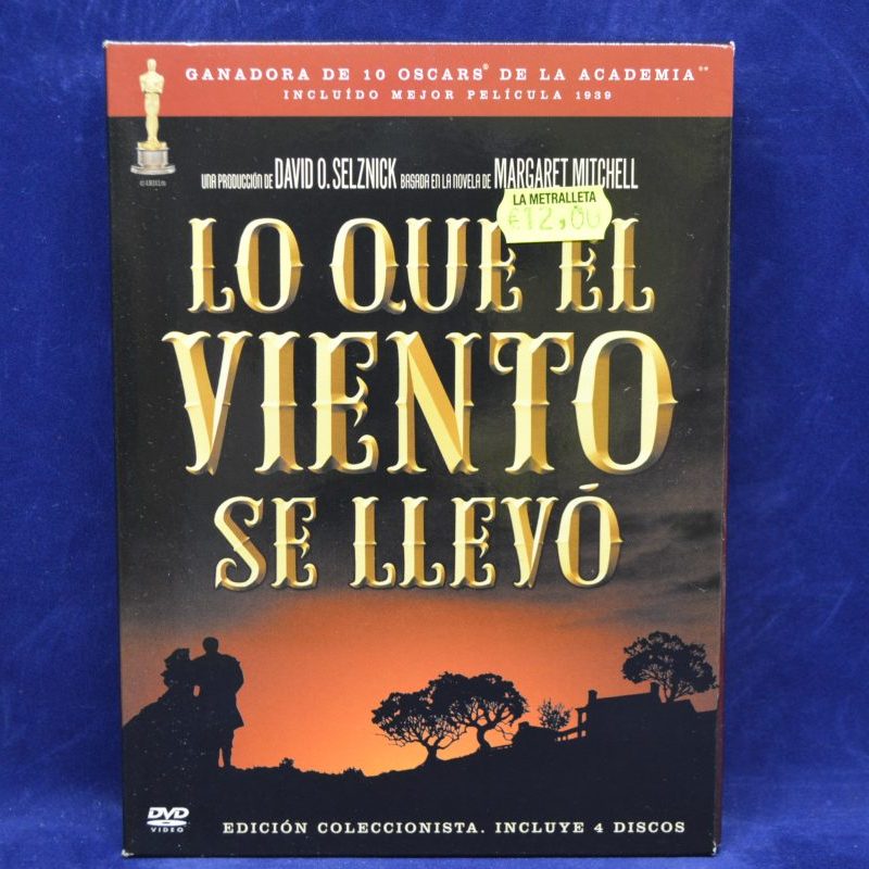 LO QUE EL VIENTO SE LLEVÓ - 4 DVD