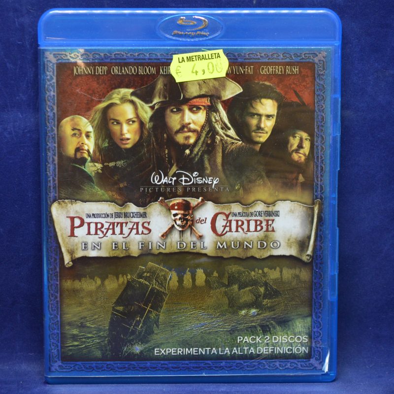 PIRATAS DEL CARIBE : EN EL FIN DEL MUNDO - 2 BLU-RAY