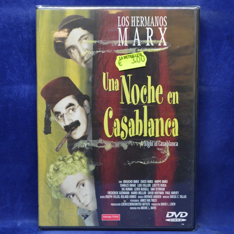UNA NOCHE EN CASABLANCA - DVD