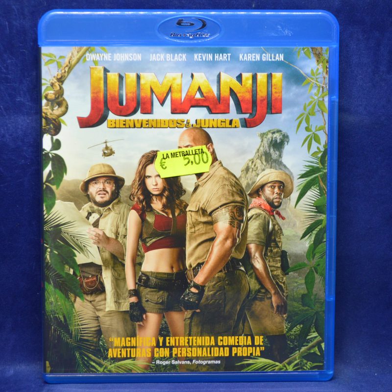 JUMANJI : BIENVENIDOS A LA JUNGLA - BLU-RAY