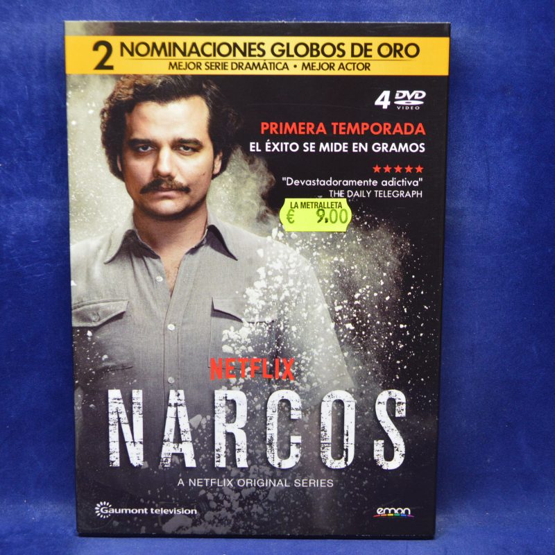 NARCOS - PRIMERA TEMPORADA - 4 DVD