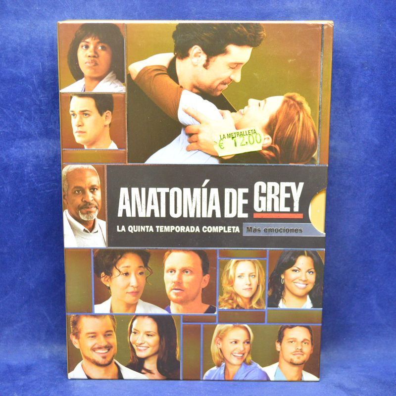 ANATOMÍA DE GREY - LA QUINTA TEMPORADA COMPLETA - 7 DVD