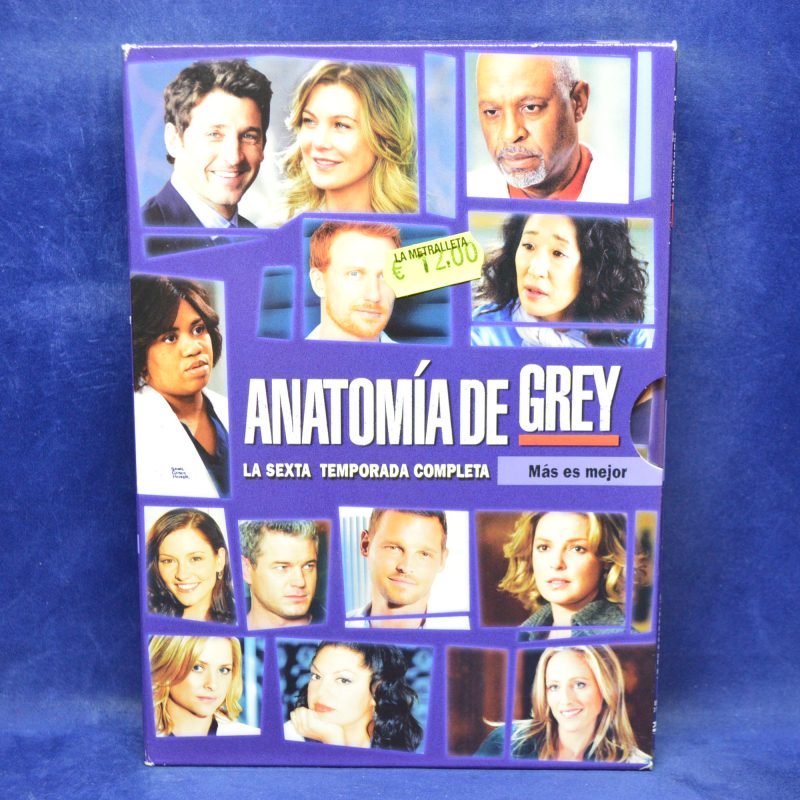 ANATOMÍA DE GREY - LA SEXTA TEMPORADA COMPLETA - 8 DVD