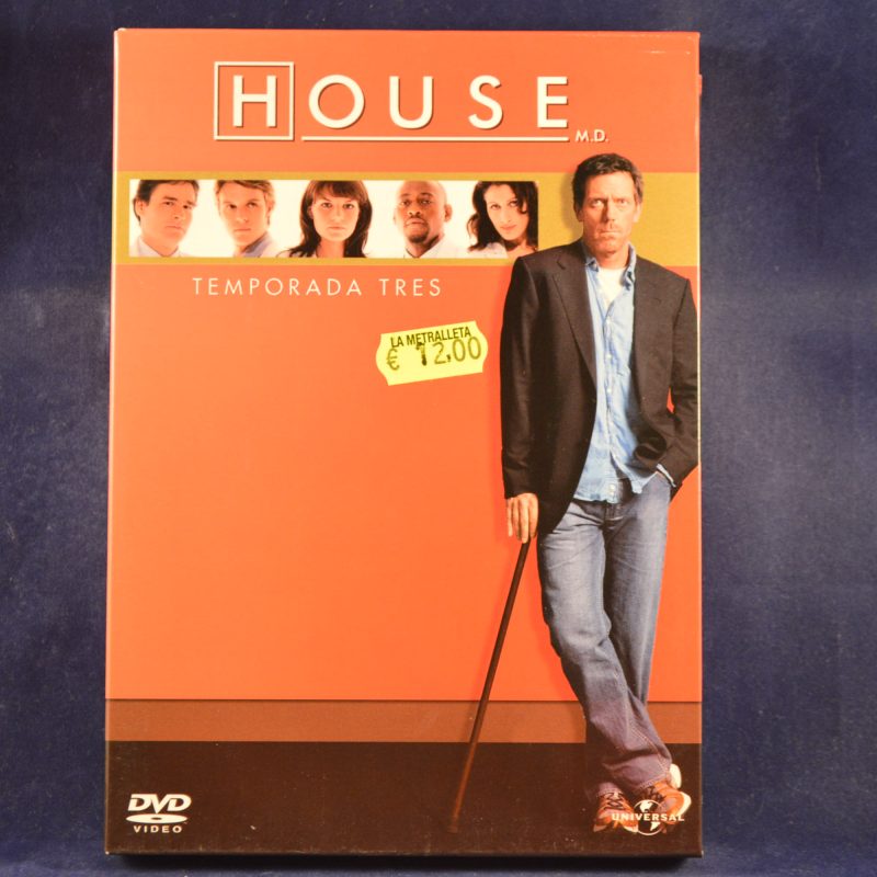 HOUSE - TEMPORADA TRES - 3 DVD