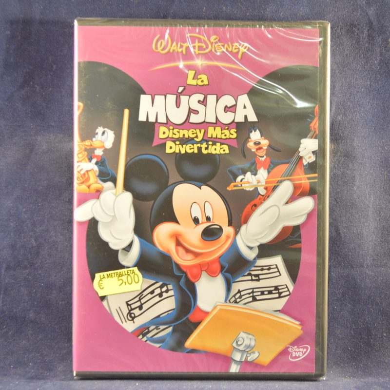 LA MUSICA  DISNEY MAS DIVERTIDA - DVD