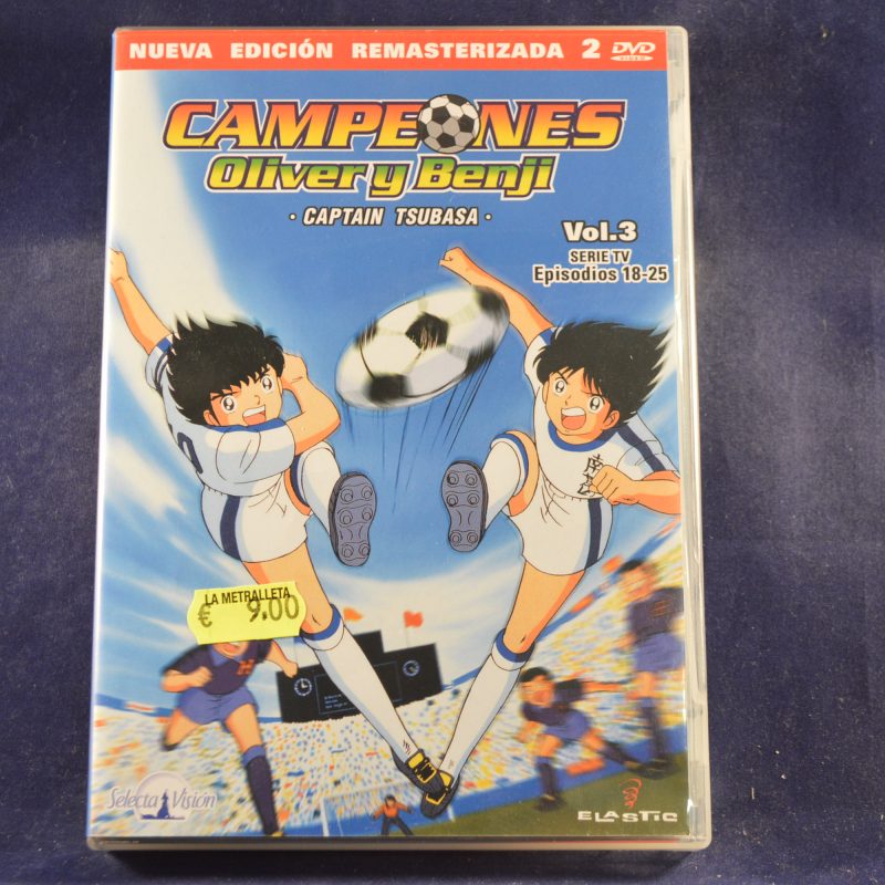 CAMPEONES : OLIVER Y BENJI - VOL.3 ( EPISODIOS 18-25 ) - 2 DVD