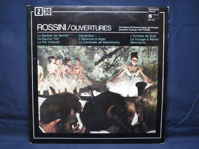ROSSINI, ORCHESTRE PHILHARMONIQUE DE PLOVDIV, RUSSLAN RAYTCHEV - ROSSINI / OUVERTURES - 2 LP