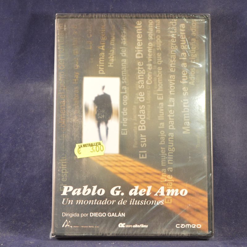 PABLO G. DEL AMO - UN MONTADOR DE ILUSIONES - DVD