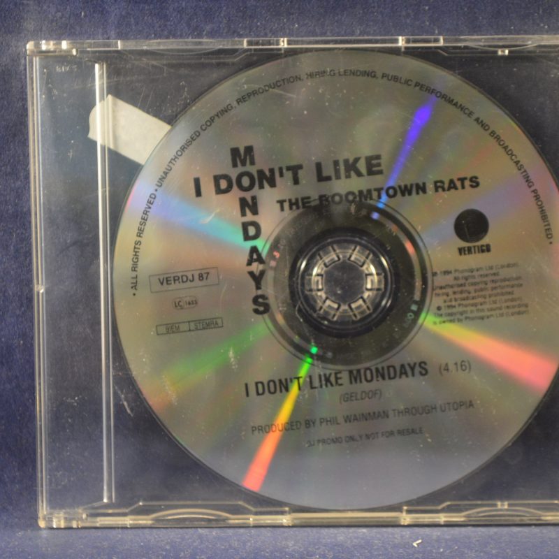 THE BOOMTOWN RATS - I DON´T LIKE MONDAYS - CD SINGLE