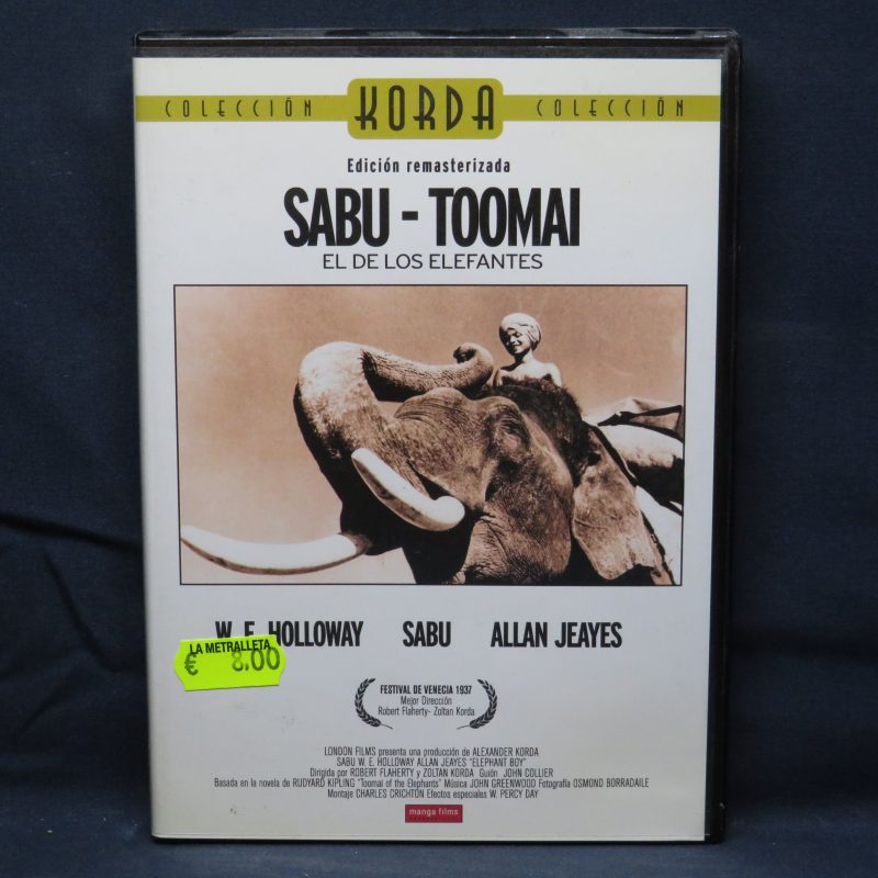 SABU - TOOMAI  - EL DE LOS ELEFANTES - DVD