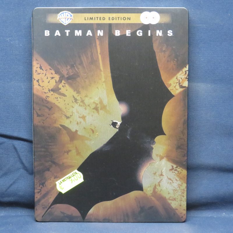 BATMAN BEGINS - 2 DVD CAJA METÁLICA