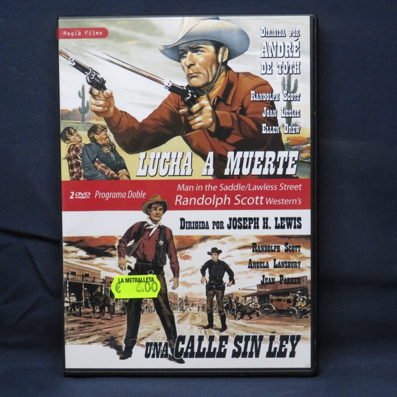 MAN IN THE SADDLE / LAWLESS STREET - RANDOLPH SCOTT WESTERN´S - 2 DVD