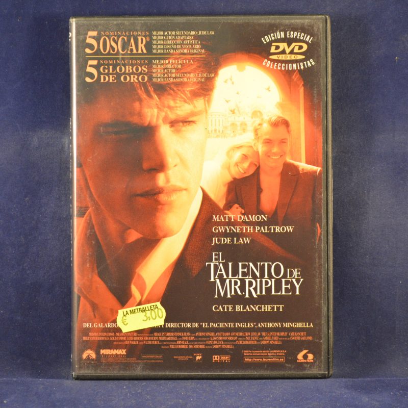 EL TALENTO DE MR. RIPLEY - DVD