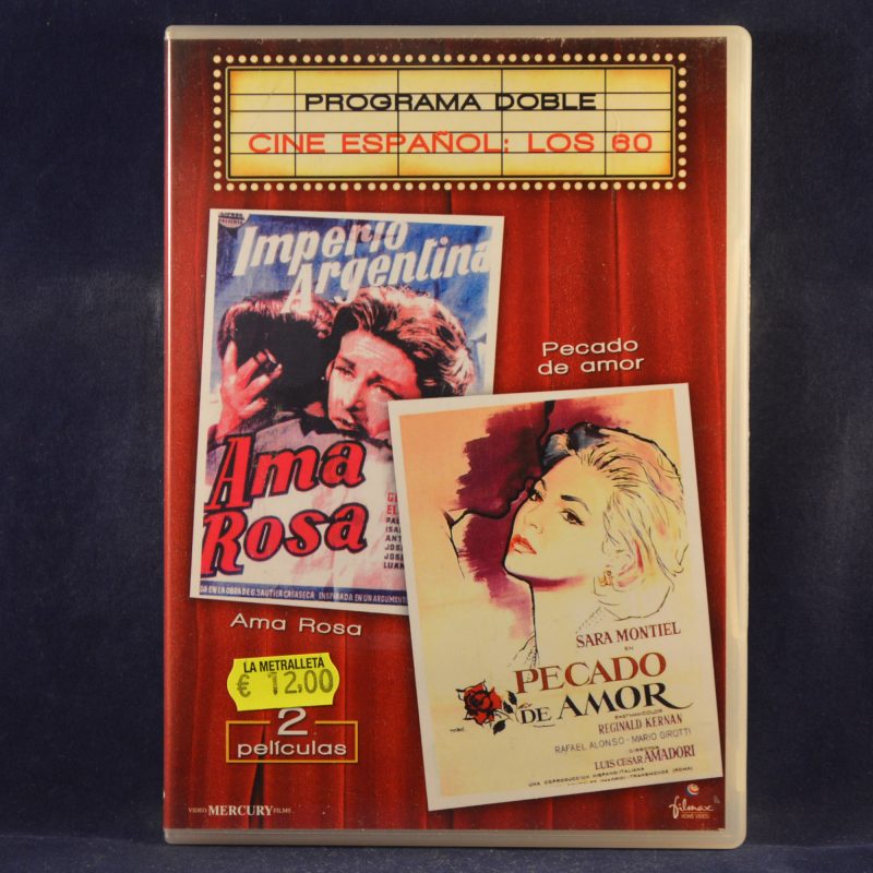 AMA ROSA / PECADO DE AMOR - 2 DVD