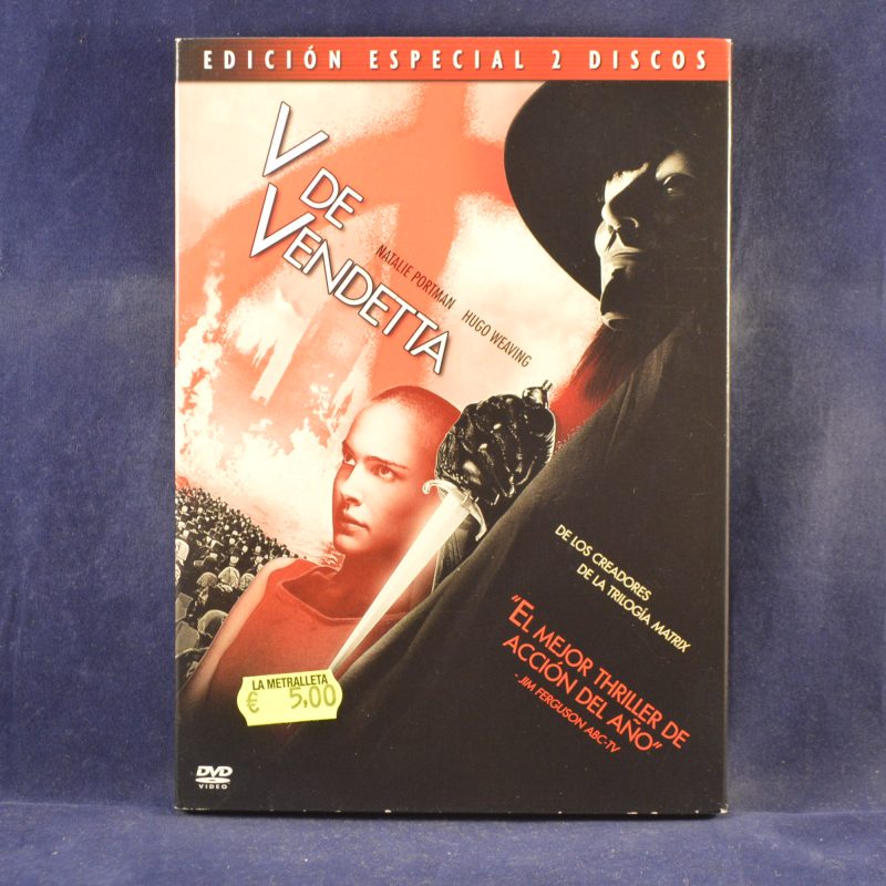 V DE VENDETA - 2 DVD