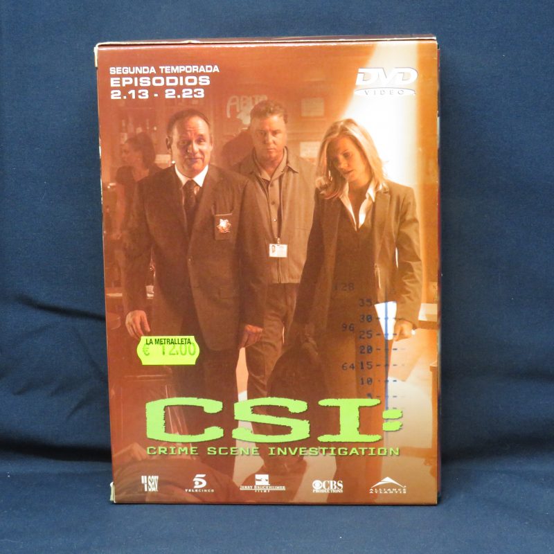 CSI - SEGUNDA TEMPORADA ( CAPITULOS 13-23 ) - 3 DVD