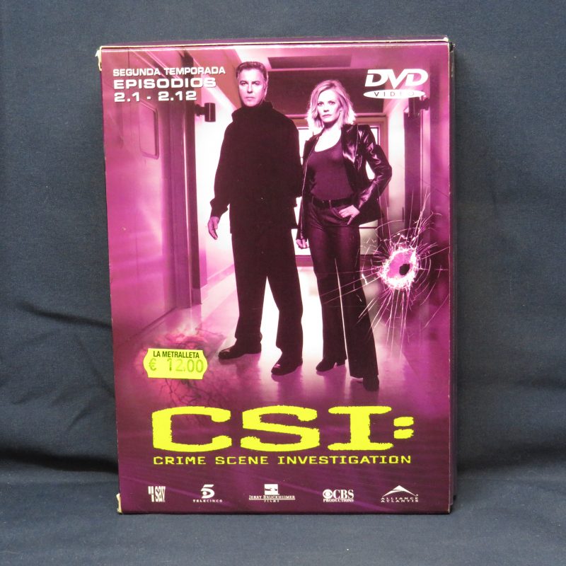 CSI  -SEGUNDA TEMPORADA ( CAPITULOS 1 - 12 ) - 3 DVD