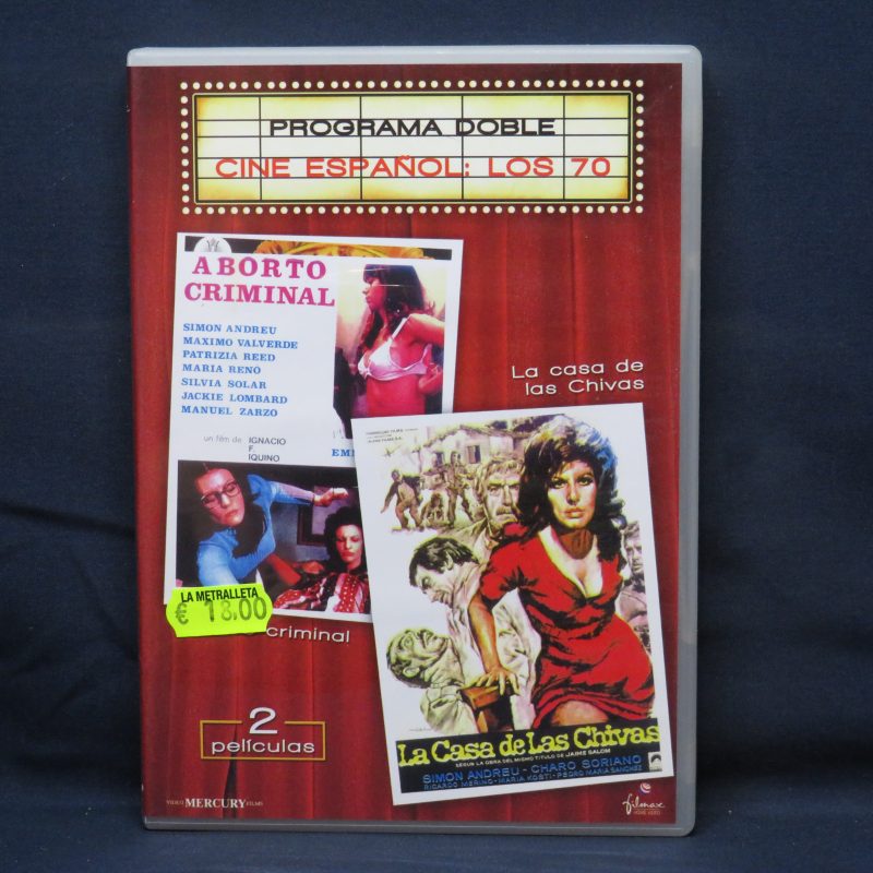 ABORTO CRIMINAL / LA CASA DE LAS CHIVAS - 2 DVD