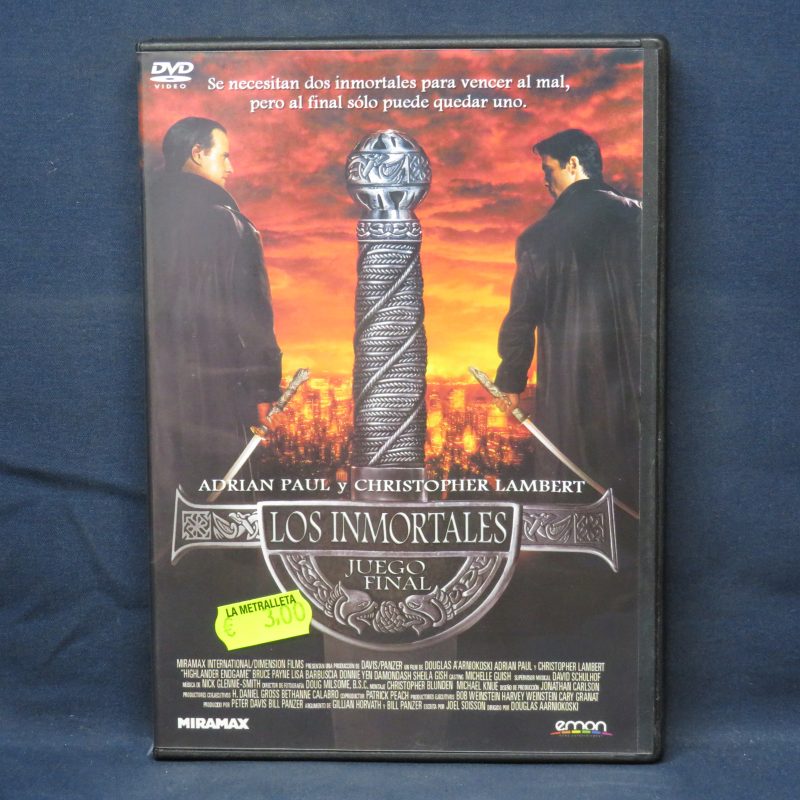 LOS INMORTALES : JUEGO FINAL - DVD