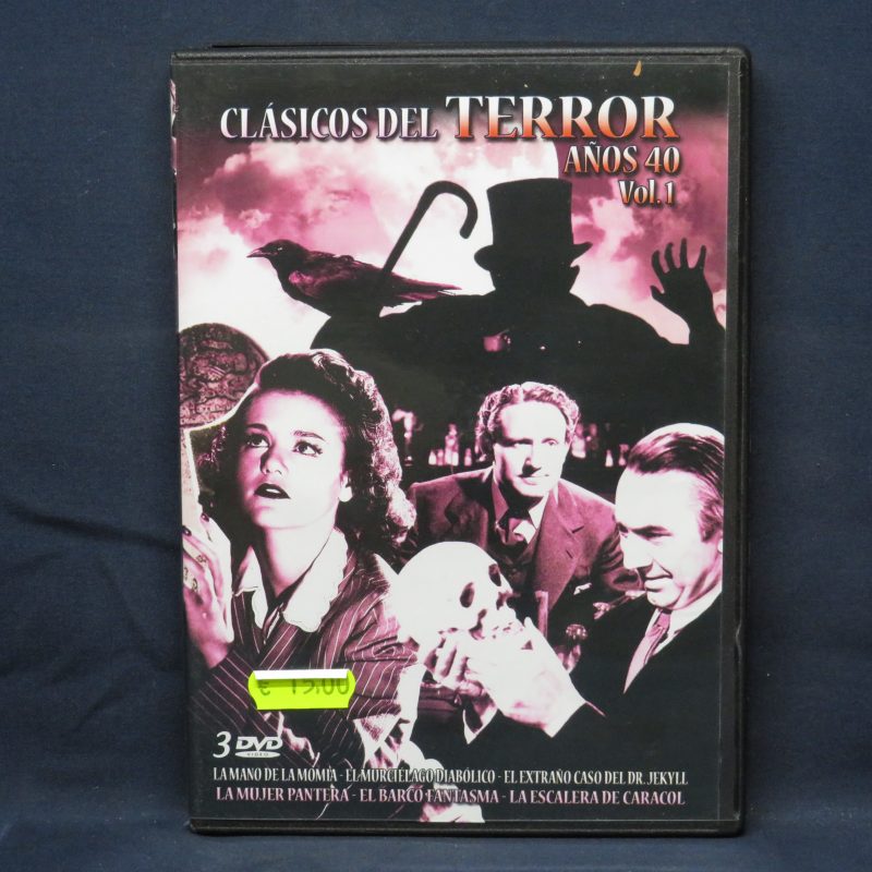 CLÁSICOS DEL TERROR AÑOS 40 VOL.1 - 3 DVD