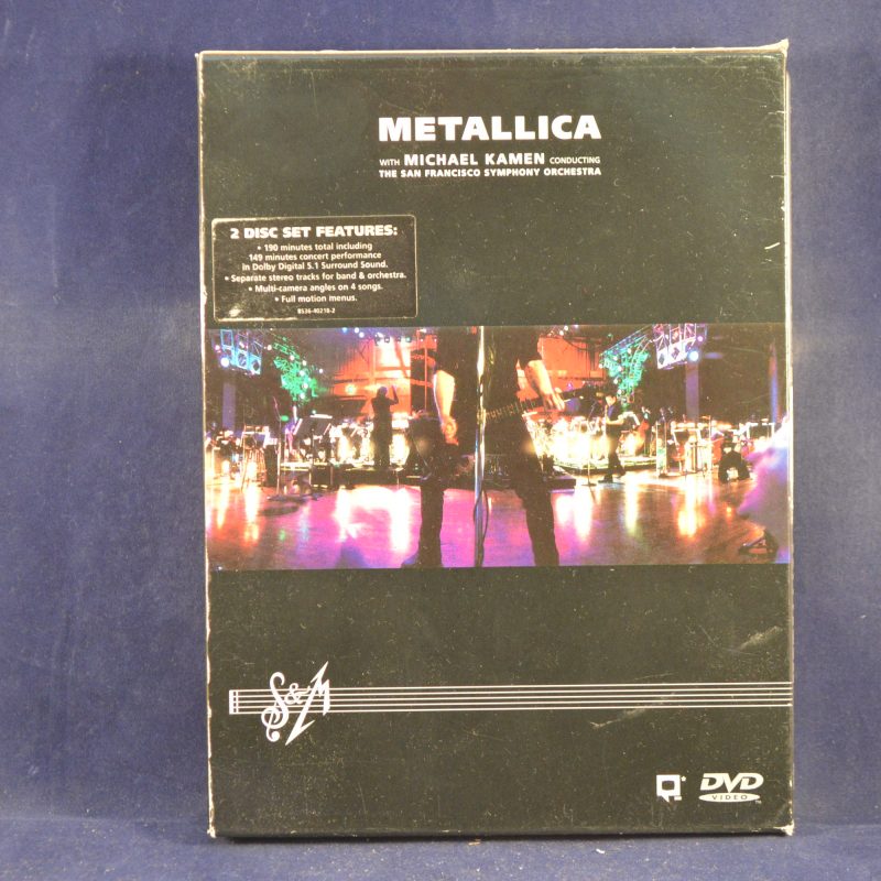 METALLICA WITH MICHAEL KAMEN CONDUCTING THE SAN FRANCISCO SYMPHONY ORCHESTRA - 2 DVD