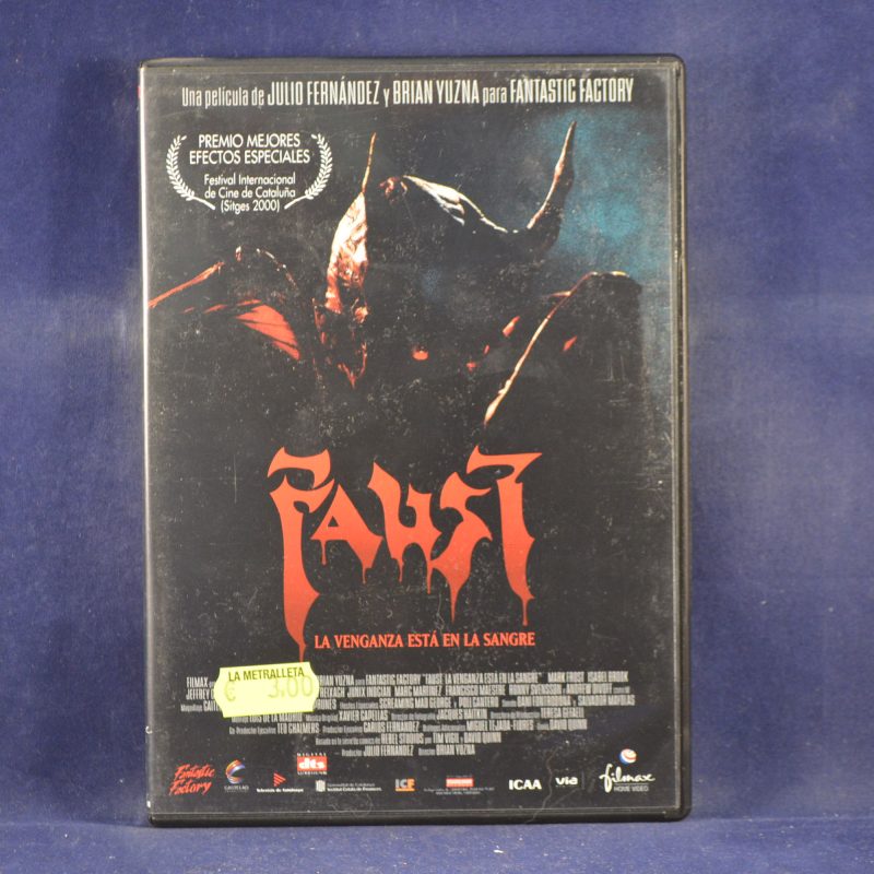 FAUST : LA VENGANZA ESTÁ EN LA SANGRE - DVD