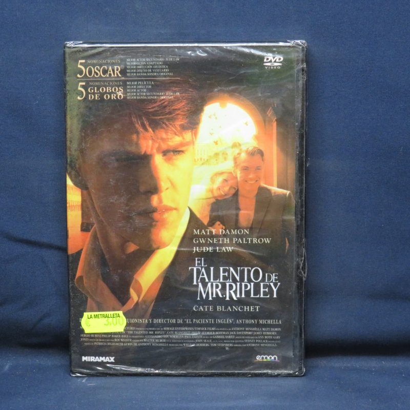 EL TALENTO  DE MR .RIPLEY - DVD