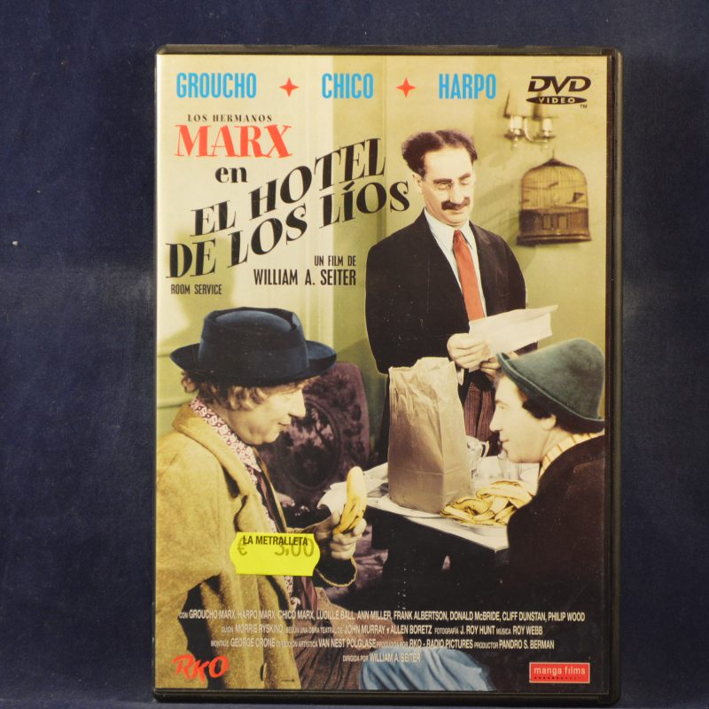 LOS HERMANOS MARX EN EL HOTEL DE LOS LÍOS - DVD
