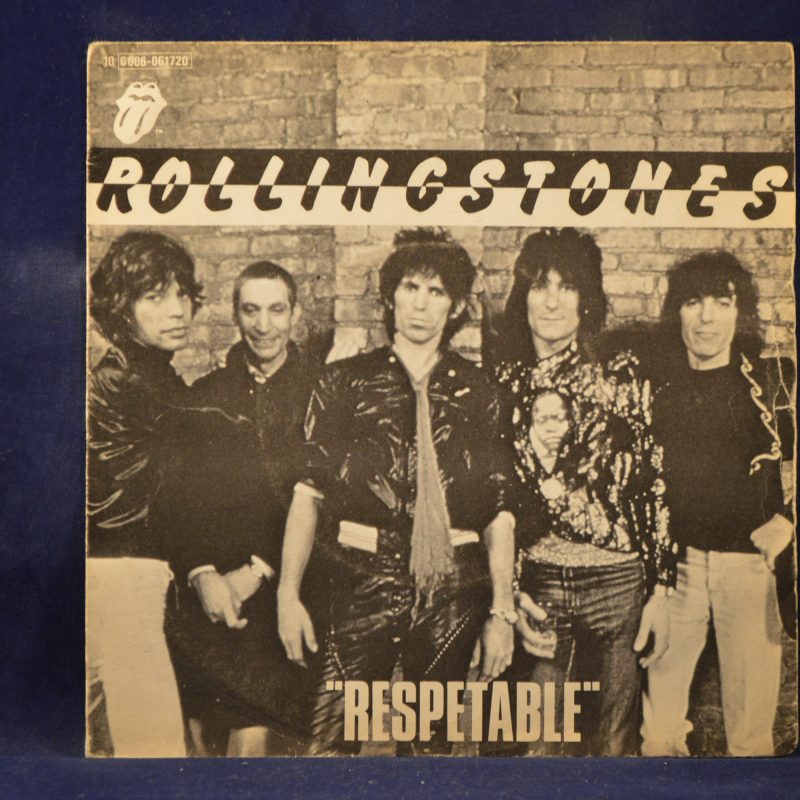 ROLLING STONES - RESPETABLE /  CUANDO CAE EL LÁTIGO - SINGLE