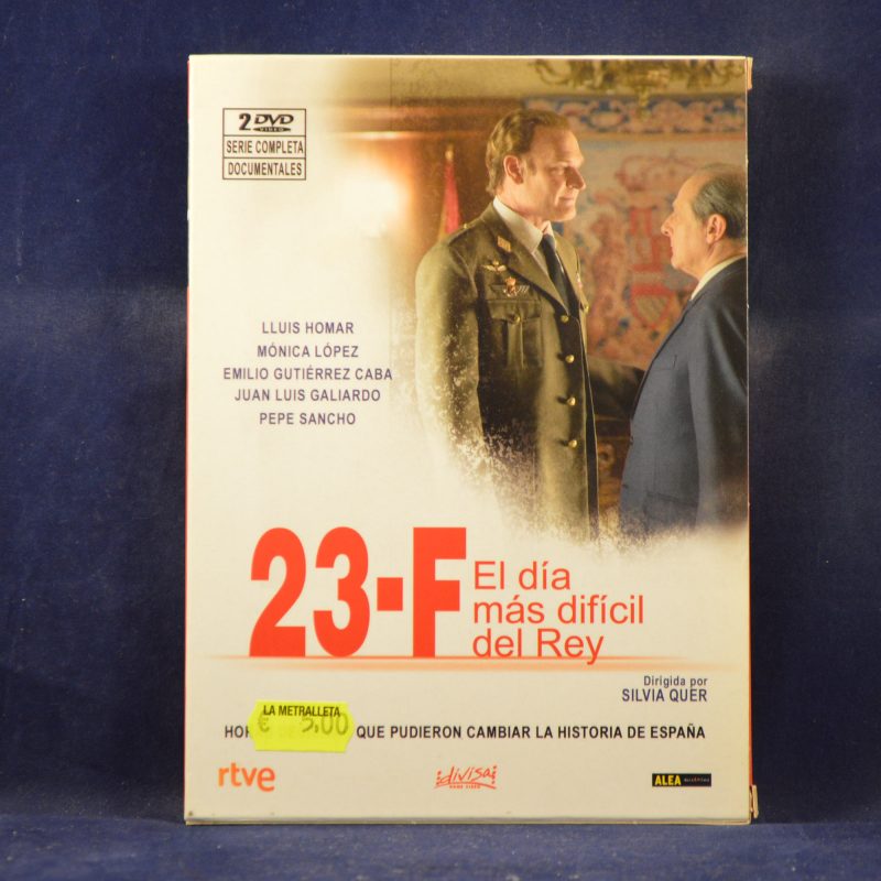 23-F EL DÍA MÁS DIFÍCIL DEL REY - 2 DVD