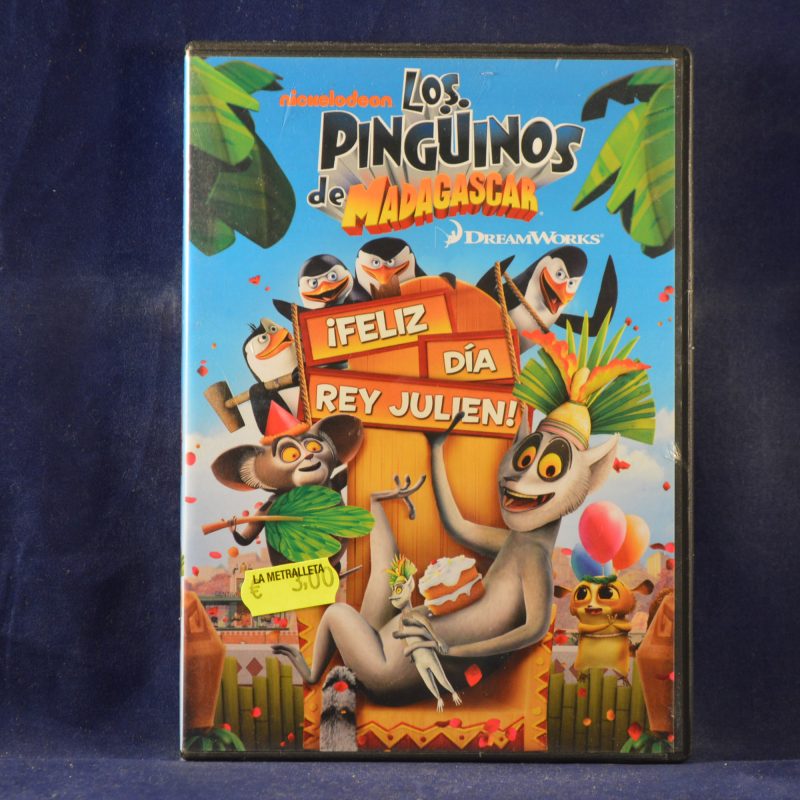 LOS PINGÜINOS DE MADAGASCAR : !FELIZ DÍA REY JULIEN¡ - DVD