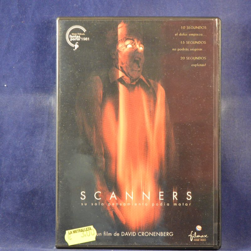 SCANERS : SU SOLO PENSAMIENTO PODÍA MATAR - DVD