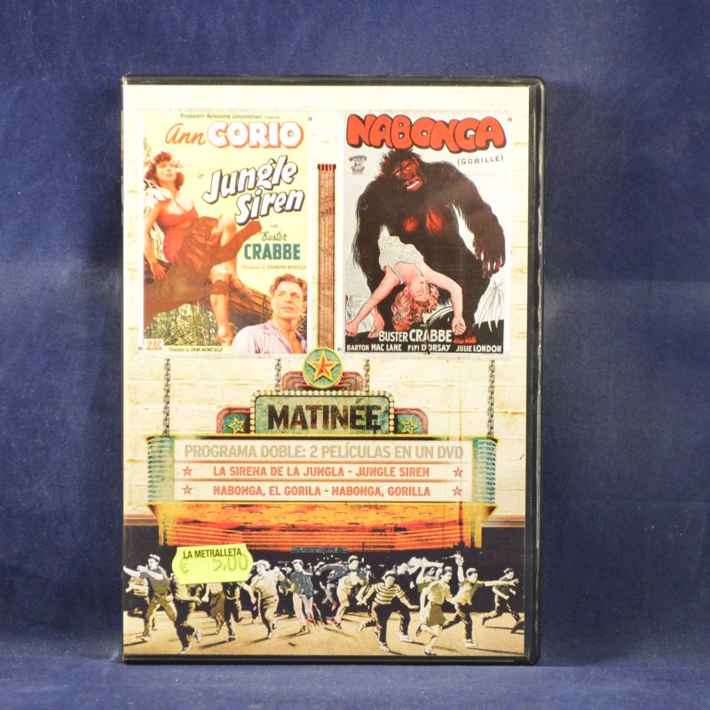 LA SIRENA DE LA JUNGLA / NABONGA, EL GORILA - DVD EN INGLÉS CON SUBTÍTULOS EN ESPAÑOL