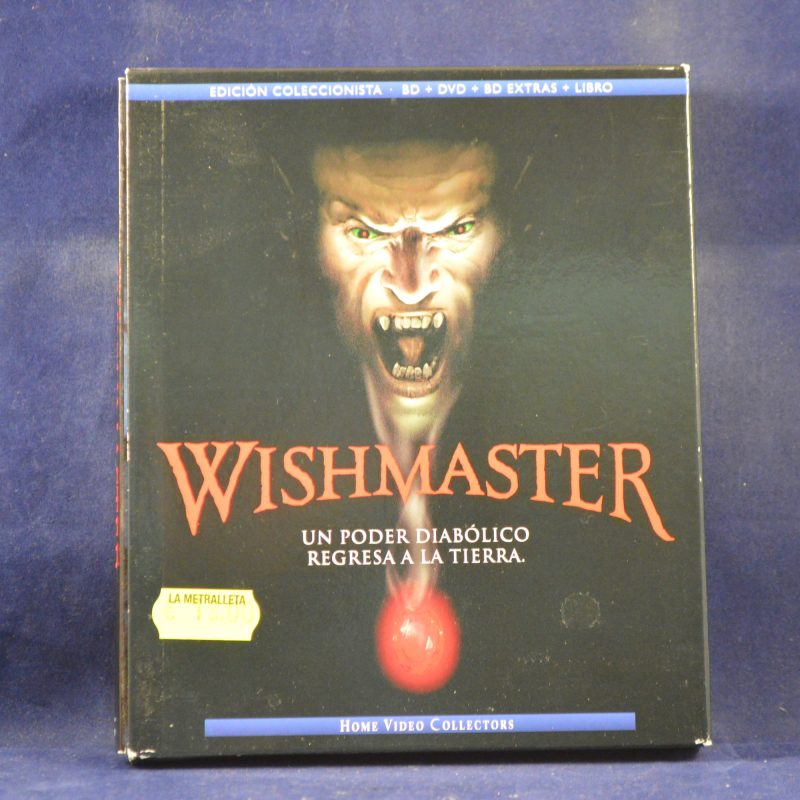 WISHMASTER - 2 BLU-RAY + DVD + LIBRO