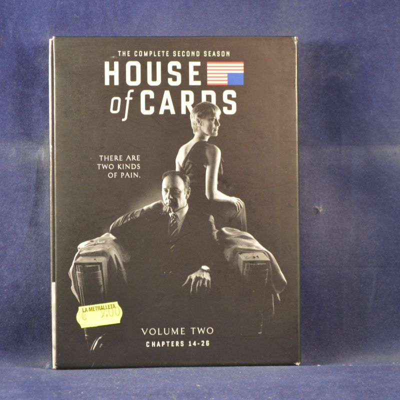 HOUSE OF CARDS -  LA SEGUNDA TEMPORADA COMPLETA - 4 DVD