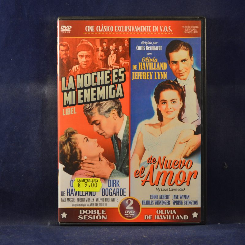 LA NOCHE ES MI ENEMIGA / DE NUEVO EL AMOR - 2 DVD