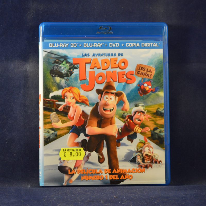 LAS AVENTURAS DE TADEO JONES - BLU-RAY 3D + BLU-RAY + DVD