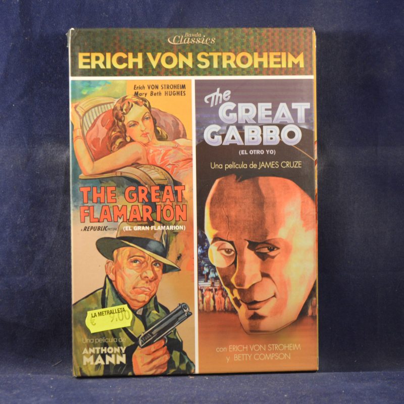 ERICH VON STROHEIM - THE GREAT GABBO / THE GREAT FLAMARION - 2 DVD