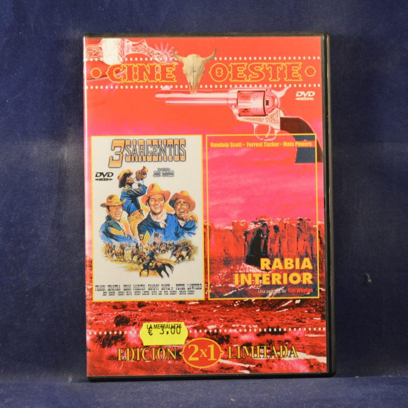 RABIA INTERIOR / 3 SARGENTOS - CINE OESTE - DVD