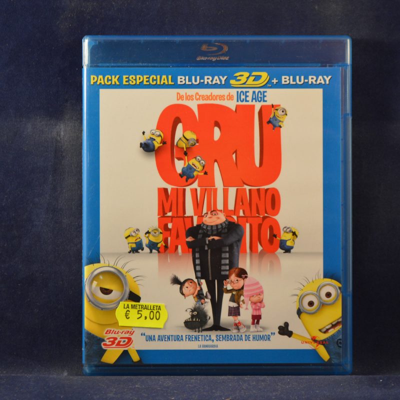 GRU MI VILLANO FAVORITO - BLU-RAY 3D + BLU-RAY