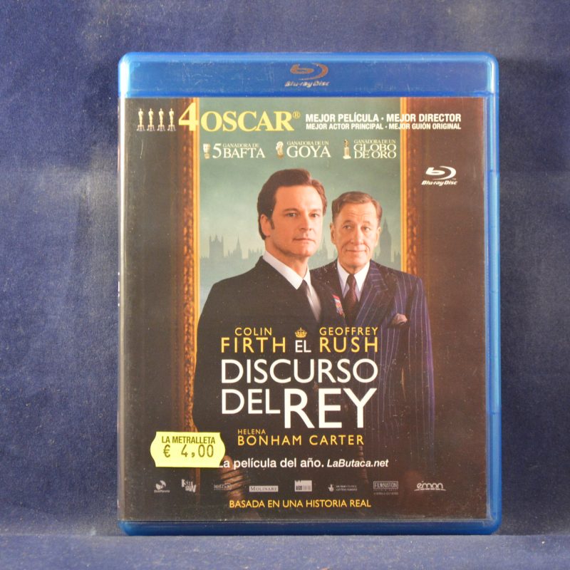 EL DISCURSO DEL REY -BLU-RAY