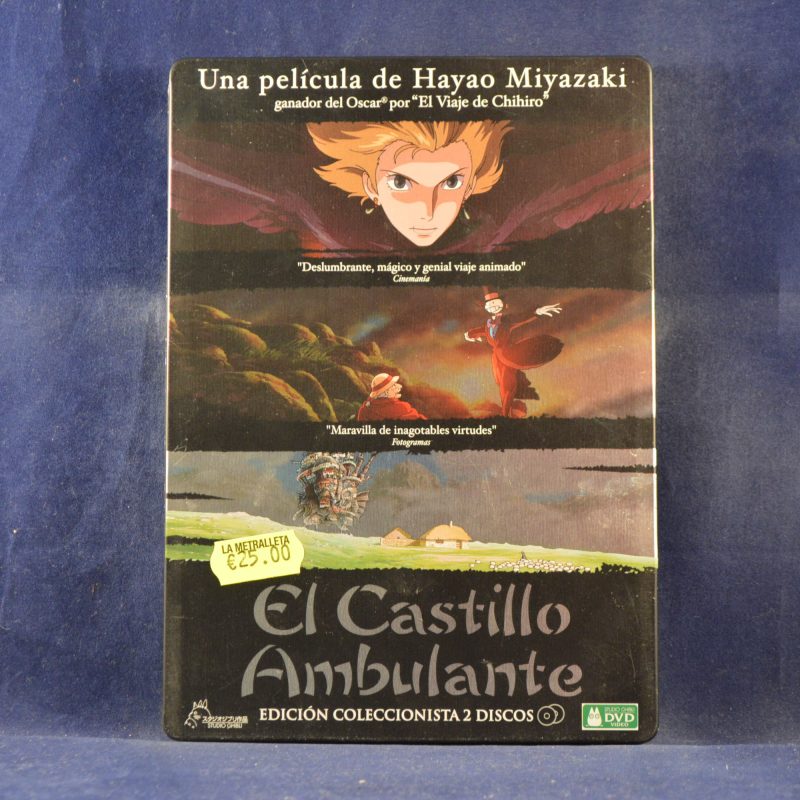 EL CASTILLO AMBULANTE - 2 DVD CAJA METÁLICA