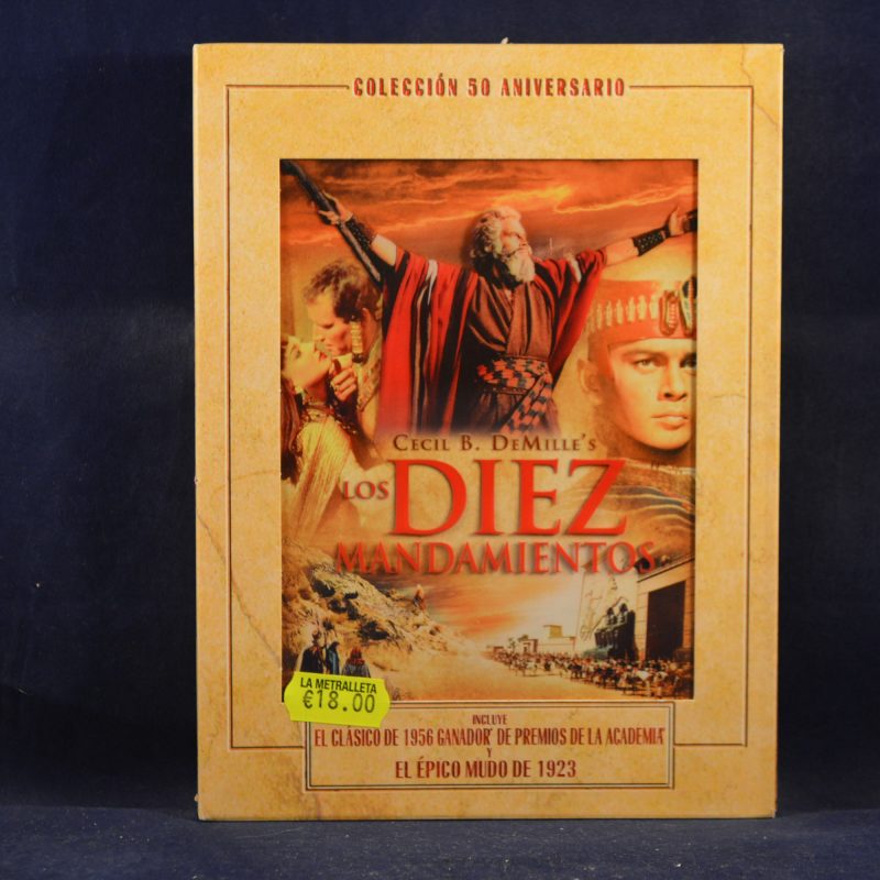 LOS DIEZ MANDAMIENTOS - EL CLÁSICO DE 1956 Y EL ÉPICO MUDO DE 1923 - 3 DVD