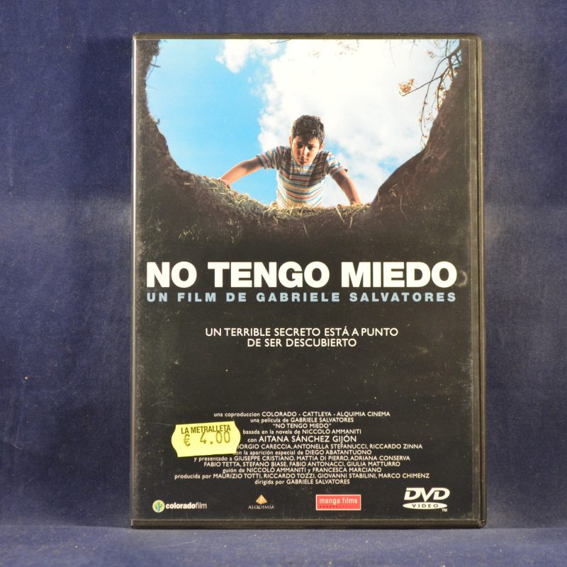 NO TENGO MIEDO - DVD