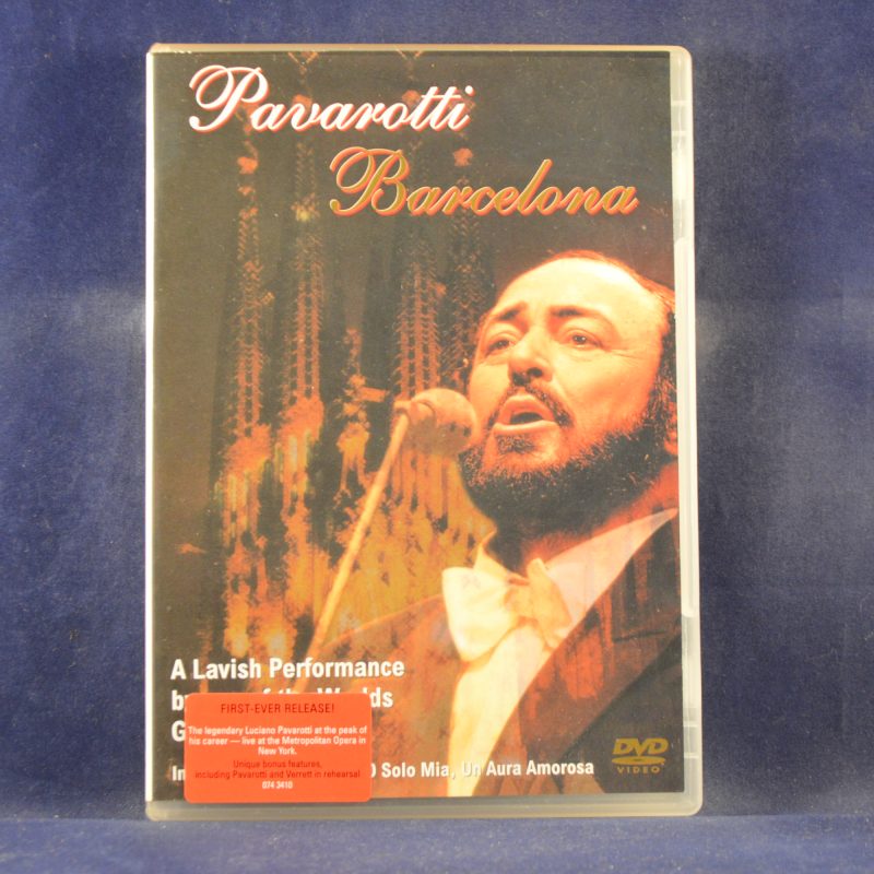 PAVAROTTI - BARCELONA - DVD MÚSICA CLÁSICA