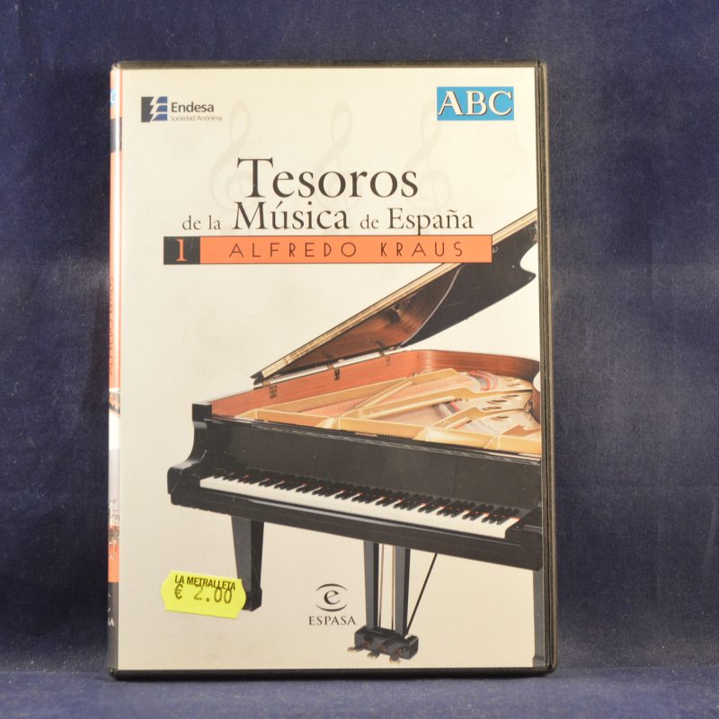 TESOROS DE LA MÚSICA DE ESPAÑA : 1 - ALFREDO KRAUS - DVD MUSICAL