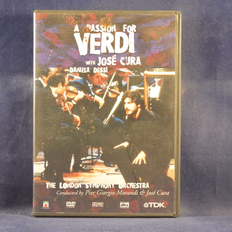 A PASSION FOR VERDI WITH JOSÉ CURA DANIELA DESSI - DVD MUSICAL