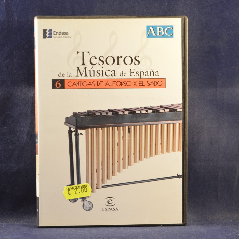 TESOROS DE LA MÚSICA DE ESPAÑA : 6 - CANTIGAS DE ALFONSO X EL SABIO - DVD MUSICAL