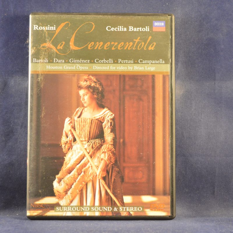 ROSSINI , CECILIA BARTOLI - LA CENERENTOLA - DVD MUSICAL